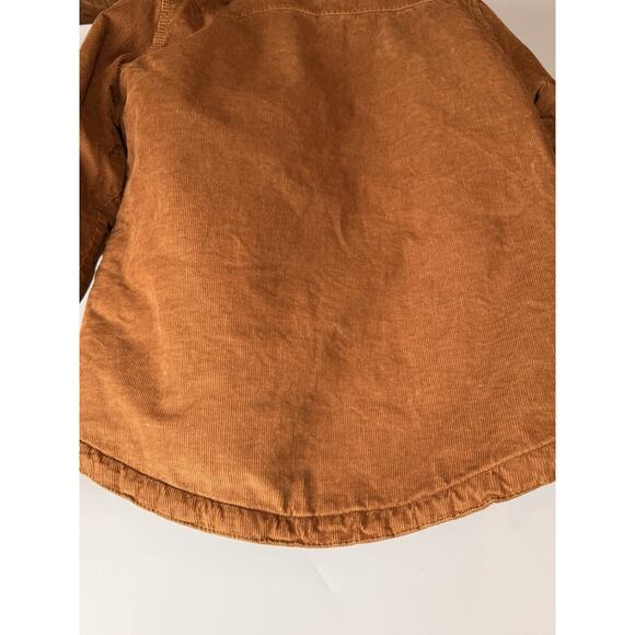 Mutual Weave Corduroy Sherpa Lined Men’s Trucker Jacket Size Medium Light Brown - Picture 9 of 16